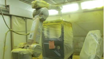 第二ロボット塗装ブース
